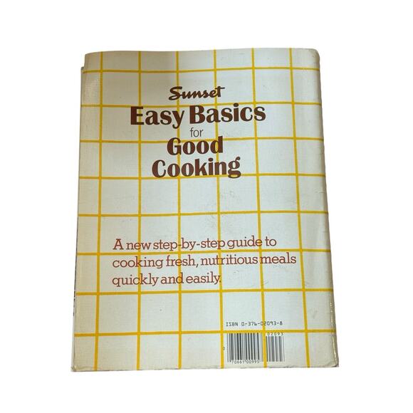 VTG Sunset Easy Basics for Good Cooking Cookbook Step by Step Guide 1980s Home - Picture 7 of 7